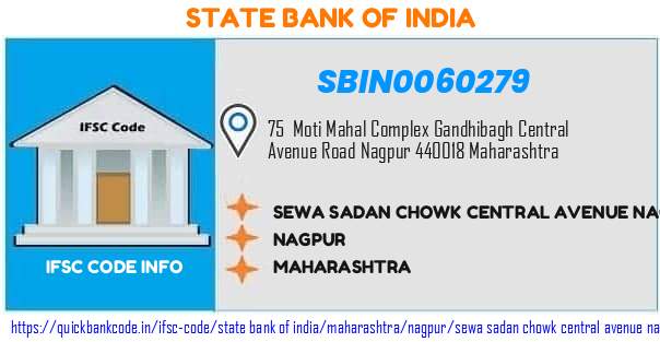 State Bank of India Sewa Sadan Chowk Central Avenue Nagpur SBIN0060279 IFSC Code