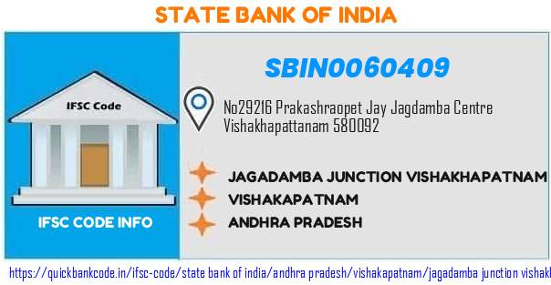 State Bank of India Jagadamba Junction Vishakhapatnam SBIN0060409 IFSC Code