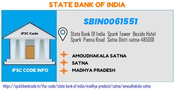 State Bank of India Amoudhakala Satna SBIN0061551 IFSC Code