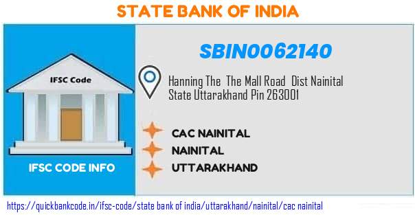 State Bank of India Cac Nainital SBIN0062140 IFSC Code