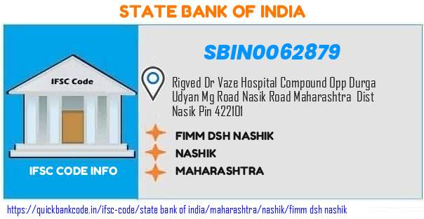 State Bank of India Fimm Dsh Nashik SBIN0062879 IFSC Code