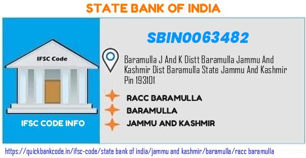 State Bank of India Racc Baramulla SBIN0063482 IFSC Code
