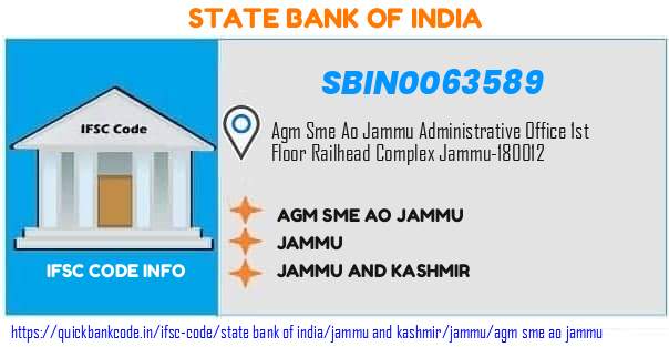 State Bank of India Agm Sme Ao Jammu SBIN0063589 IFSC Code