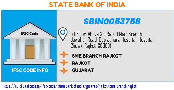State Bank of India Sme Branch Rajkot SBIN0063758 IFSC Code