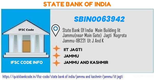 State Bank of India Iit Jagti SBIN0063942 IFSC Code