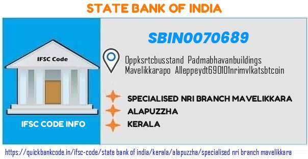 State Bank of India Specialised Nri Branch Mavelikkara SBIN0070689 IFSC Code