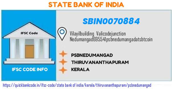 State Bank of India Psbnedumangad SBIN0070884 IFSC Code