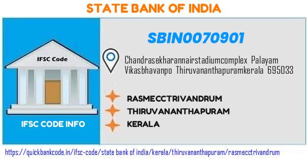 State Bank of India Rasmecctrivandrum SBIN0070901 IFSC Code