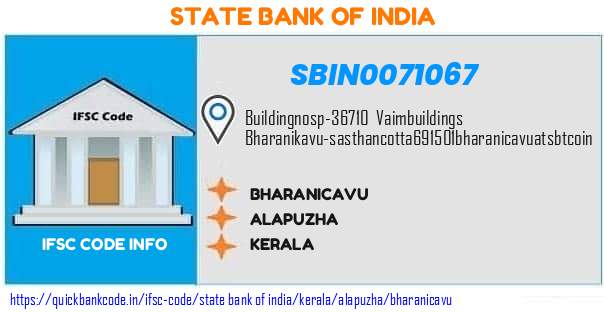 State Bank of India Bharanicavu SBIN0071067 IFSC Code