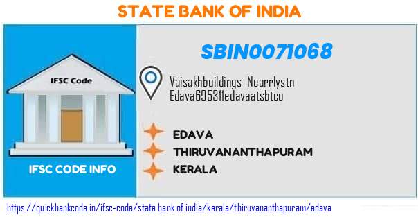 State Bank of India Edava SBIN0071068 IFSC Code
