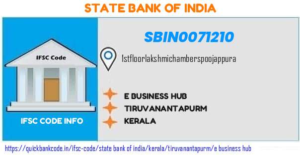 State Bank of India E Business Hub SBIN0071210 IFSC Code
