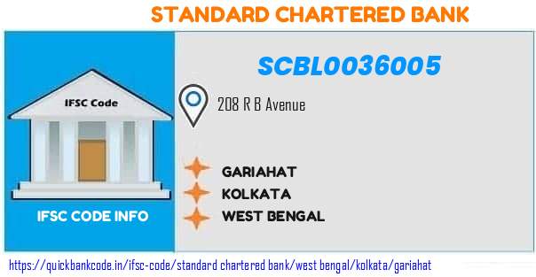 Standard Chartered Bank Gariahat SCBL0036005 IFSC Code