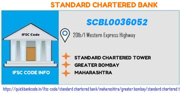 Standard Chartered Bank Standard Chartered Tower SCBL0036052 IFSC Code