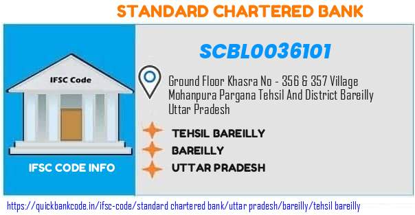 Standard Chartered Bank Tehsil Bareilly SCBL0036101 IFSC Code