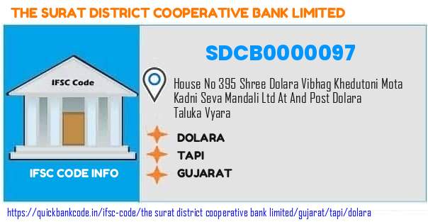 The Surat District Cooperative Bank Dolara SDCB0000097 IFSC Code
