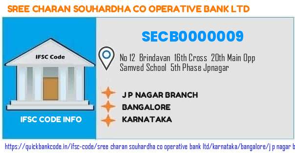 Sree Charan Souhardha Co Operative Bank J P Nagar Branch SECB0000009 IFSC Code