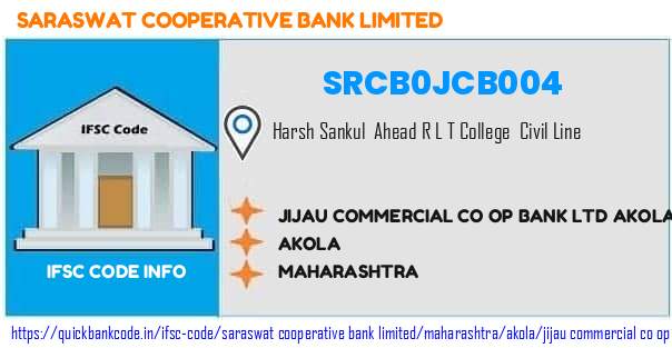 Saraswat Cooperative Bank Jijau Commercial Co Op Bank  Akola Branch SRCB0JCB004 IFSC Code