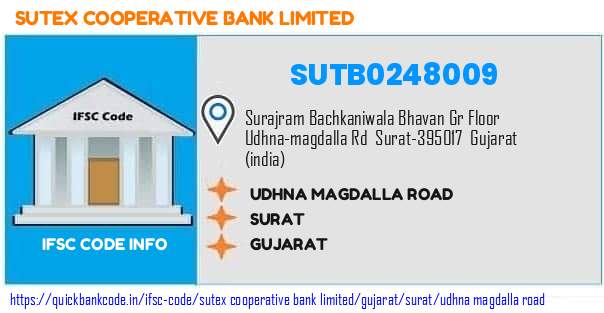 Sutex Cooperative Bank Udhna Magdalla Road SUTB0248009 IFSC Code