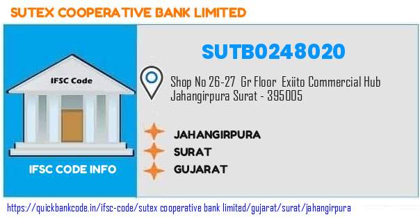 Sutex Cooperative Bank Jahangirpura SUTB0248020 IFSC Code