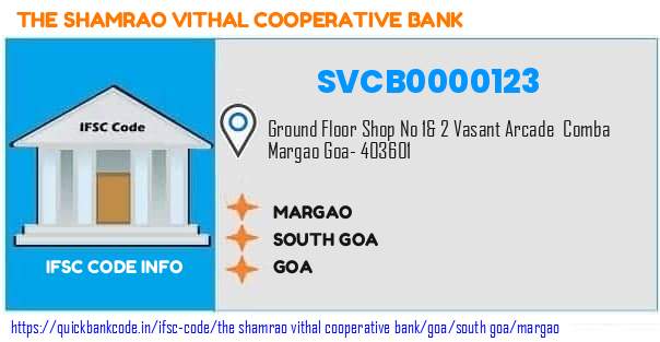 The Shamrao Vithal Cooperative Bank Margao SVCB0000123 IFSC Code