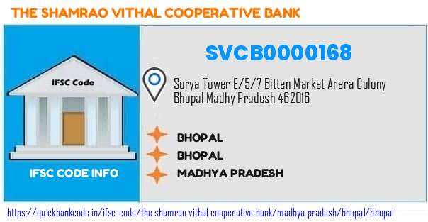 The Shamrao Vithal Cooperative Bank Bhopal SVCB0000168 IFSC Code