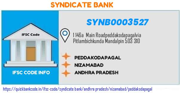 Syndicate Bank Peddakodapagal SYNB0003527 IFSC Code