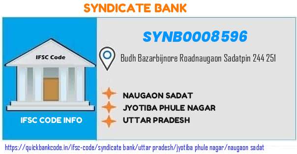 Syndicate Bank Naugaon Sadat SYNB0008596 IFSC Code
