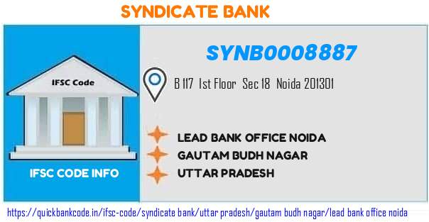 Syndicate Bank Lead Bank Office Noida SYNB0008887 IFSC Code