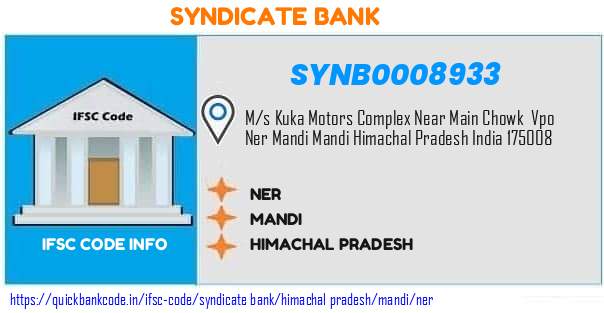 Syndicate Bank Ner SYNB0008933 IFSC Code