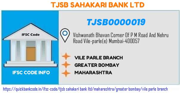 Tjsb Sahakari Bank Vile Parle Branch TJSB0000019 IFSC Code