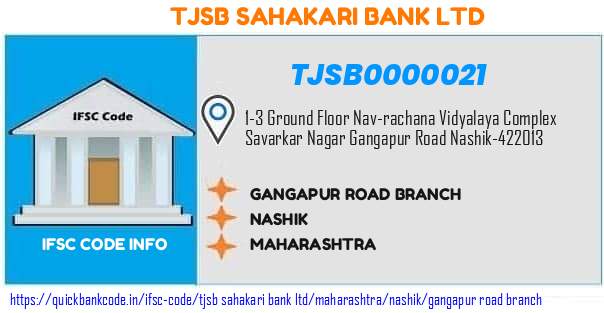 Tjsb Sahakari Bank Gangapur Road Branch TJSB0000021 IFSC Code
