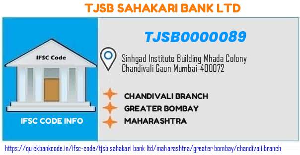 Tjsb Sahakari Bank Chandivali Branch TJSB0000089 IFSC Code