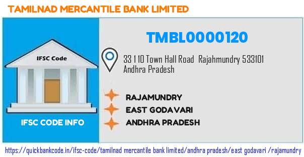 Tamilnad Mercantile Bank Rajamundry TMBL0000120 IFSC Code