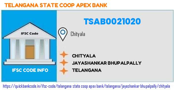 TSAB0021020 Telangana State Co-operative Apex Bank. CHITYALA