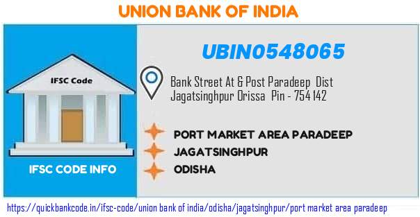 Union Bank of India Port Market Area Paradeep UBIN0548065 IFSC Code