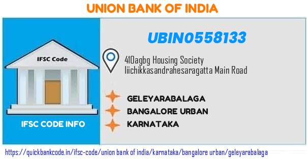 Union Bank of India Geleyarabalaga UBIN0558133 IFSC Code
