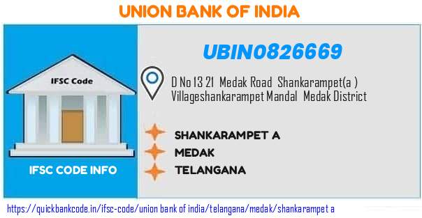 Union Bank of India Shankarampet A UBIN0826669 IFSC Code
