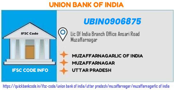 Union Bank of India Muzaffarnagarlic Of India UBIN0906875 IFSC Code