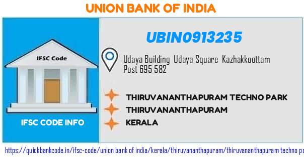 Union Bank of India Thiruvananthapuram Techno Park UBIN0913235 IFSC Code