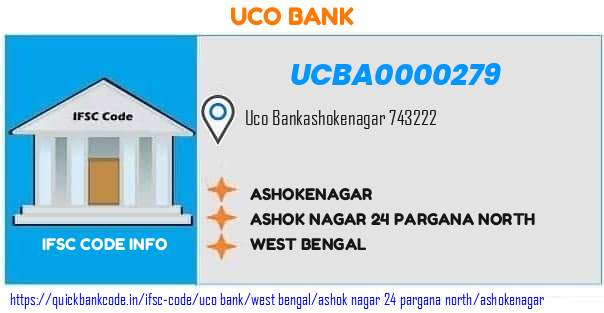 Uco Bank Ashokenagar UCBA0000279 IFSC Code