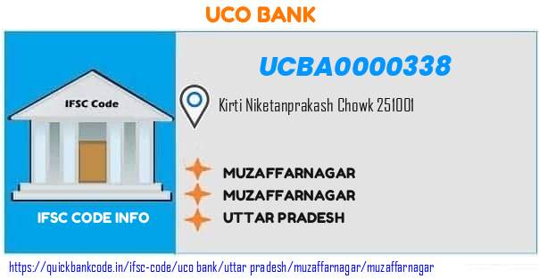 UCBA0000338 UCO Bank. MUZAFFARNAGAR