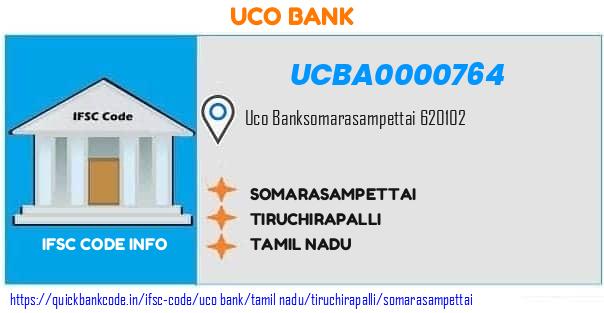 Uco Bank Somarasampettai UCBA0000764 IFSC Code