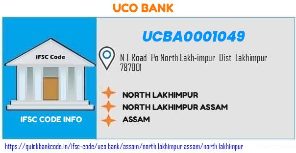 Uco Bank North Lakhimpur UCBA0001049 IFSC Code