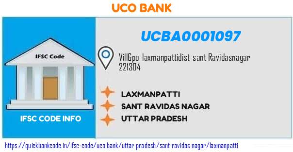 Uco Bank Laxmanpatti UCBA0001097 IFSC Code