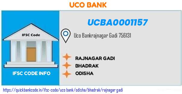 Uco Bank Rajnagar Gadi UCBA0001157 IFSC Code