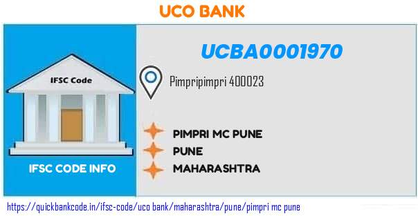UCBA0001970 UCO Bank. PIMPRI MC  PUNE