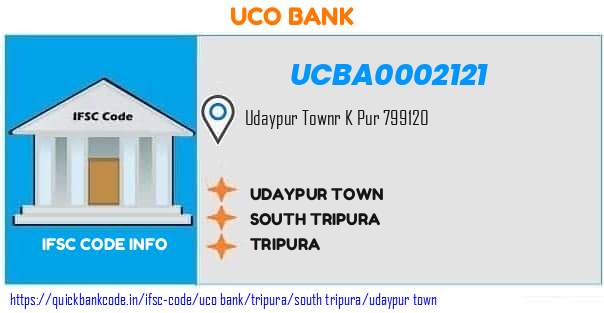 Uco Bank Udaypur Town UCBA0002121 IFSC Code