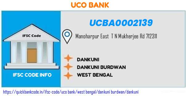 Uco Bank Dankuni UCBA0002139 IFSC Code