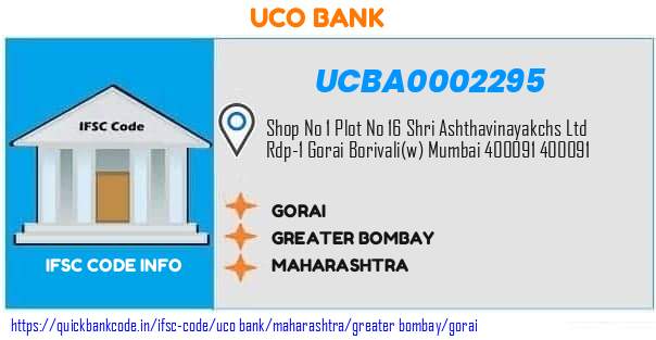 Uco Bank Gorai UCBA0002295 IFSC Code