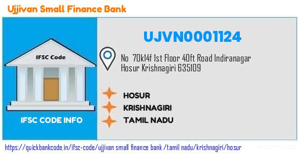 Ujjivan Small Finance Bank Hosur UJVN0001124 IFSC Code